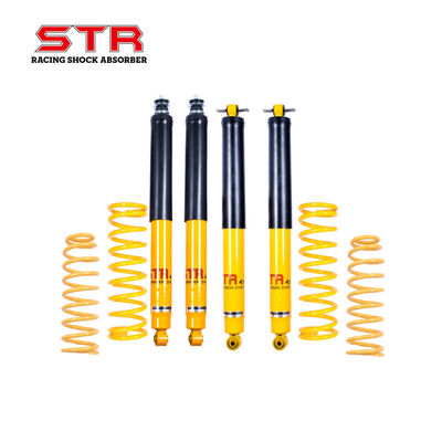 9 Step Adjustable Foam Cell Shock Absorber with 600-650mm Extended Length and 6061-T6 Hard Anodized Aluminum Piston for Jeep Wrangler TJ/JK